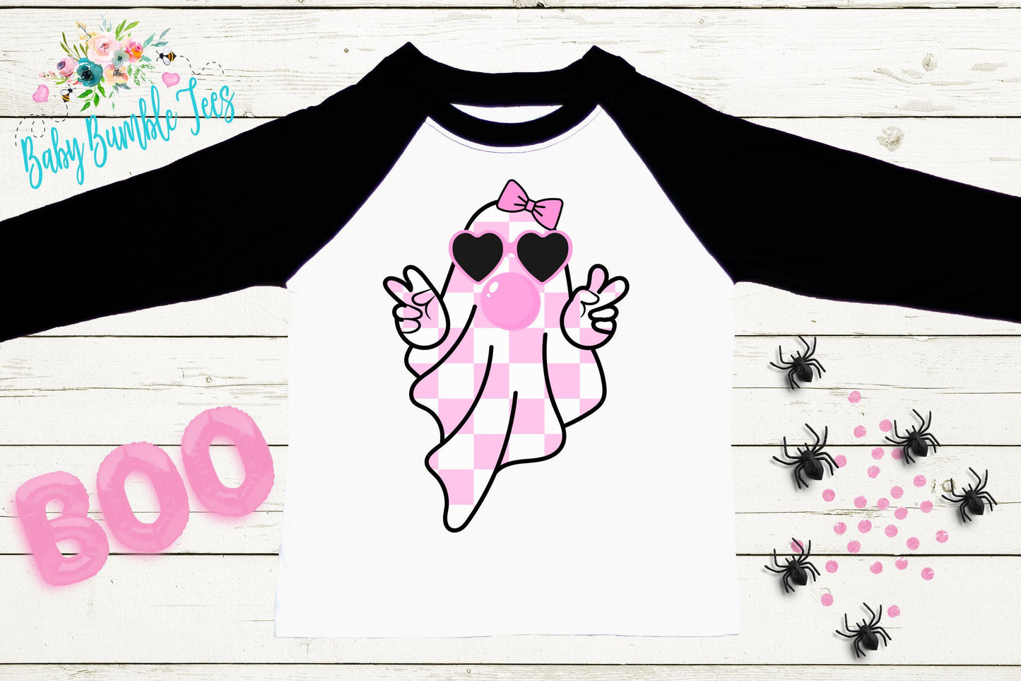 Girls Halloween Ghost Shirt, Pumpkin Patch Tee, Girls Halloween shirt, Kids Toddler T-shirt, Groovy Retro 70's Fall Shirt, Kids Outfit