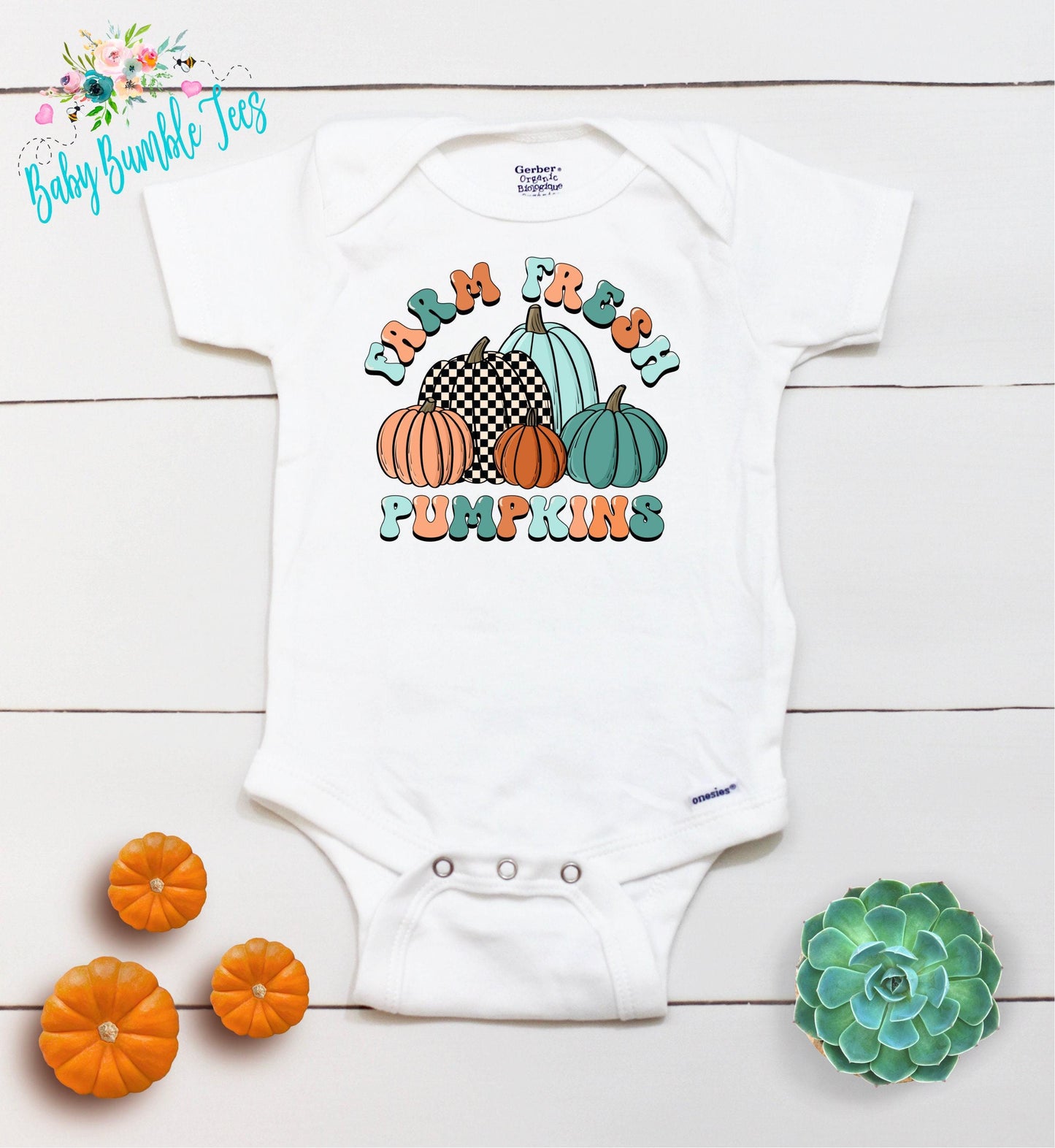 Farm Fresh Pumpkins Bodysuit - Boys Fall Outfit