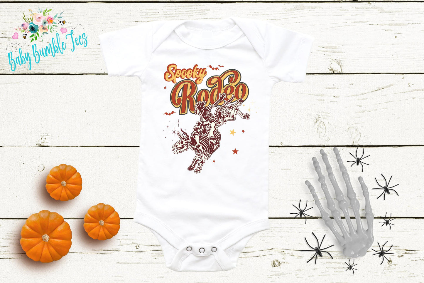 Spooky Rodeo Bodysuit - Baby Boys Halloween Outfit