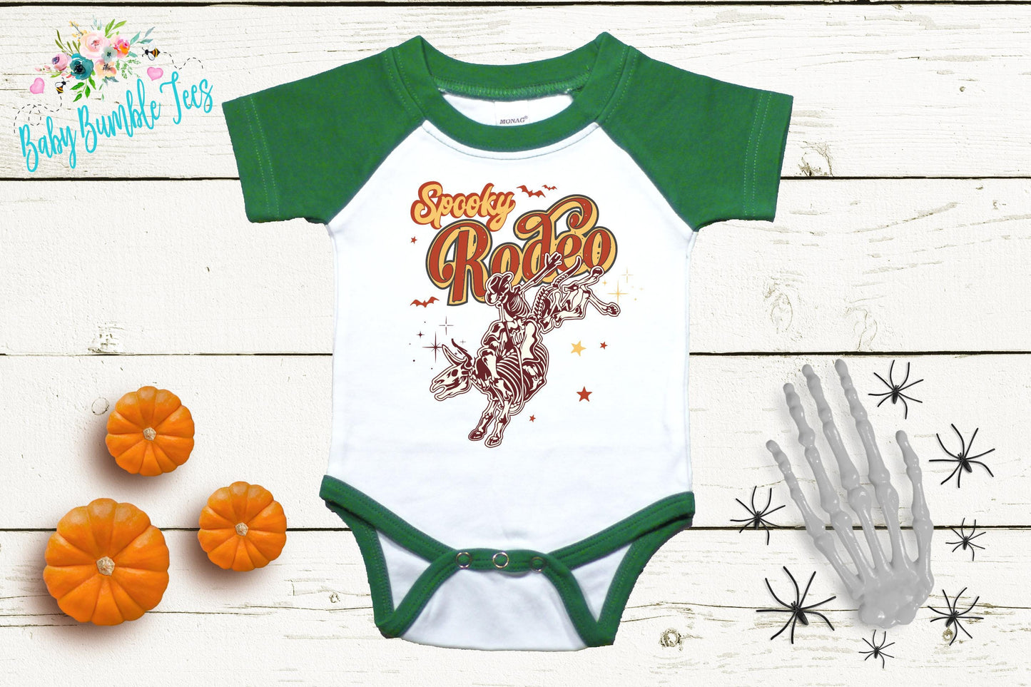 Spooky Rodeo Bodysuit - Baby Boys Halloween Outfit