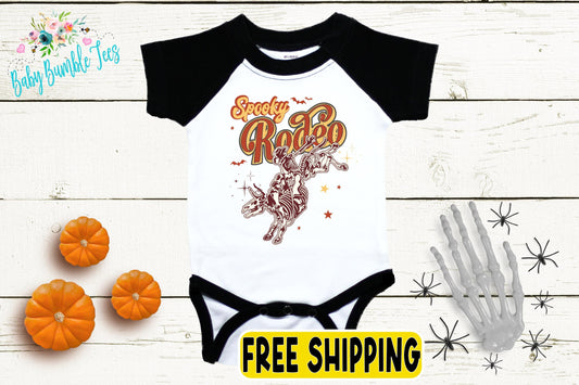Spooky Rodeo Bodysuit - Baby Boys Halloween Outfit
