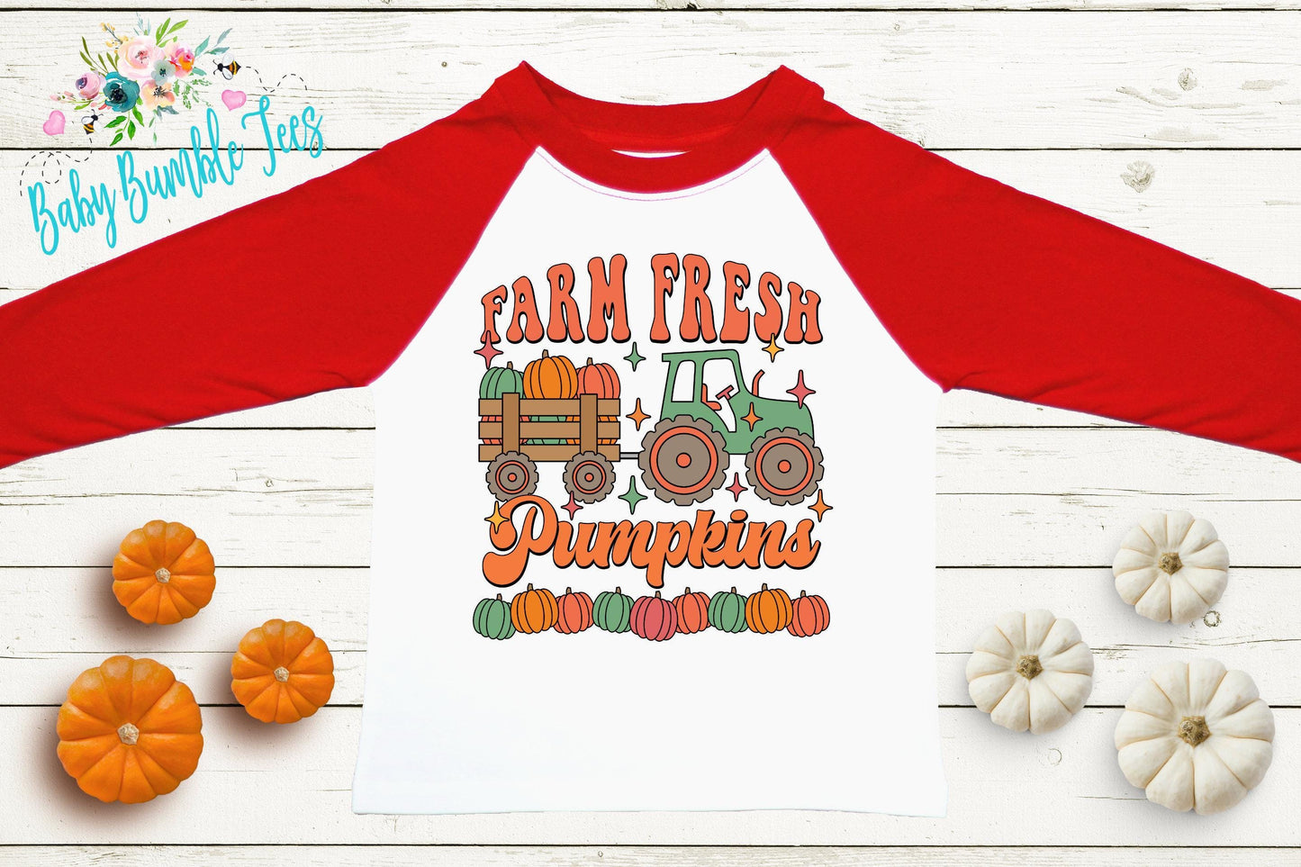 Farm Fresh Pumpkins Shirt - Kids Fall Shirt