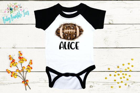 Girls Football Bodysuit – Game Day Fall & Halloween Outfit