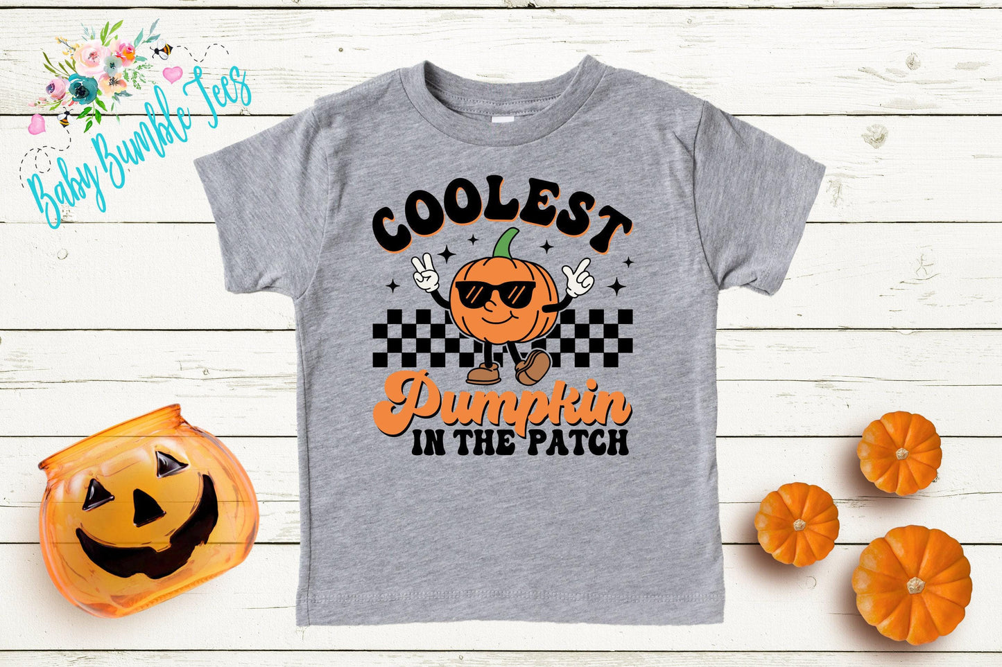 Coolest Pumpkin In The Patch Shirt - Boys Pumpkin Patch Shirt