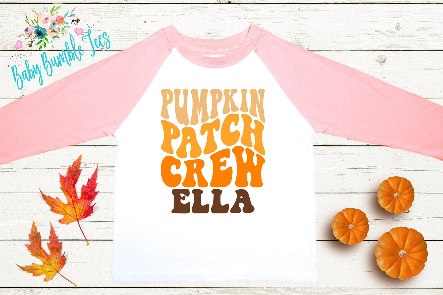 Pumpkin Patch Crew Shirt - Fall Personalized Name Shirt
