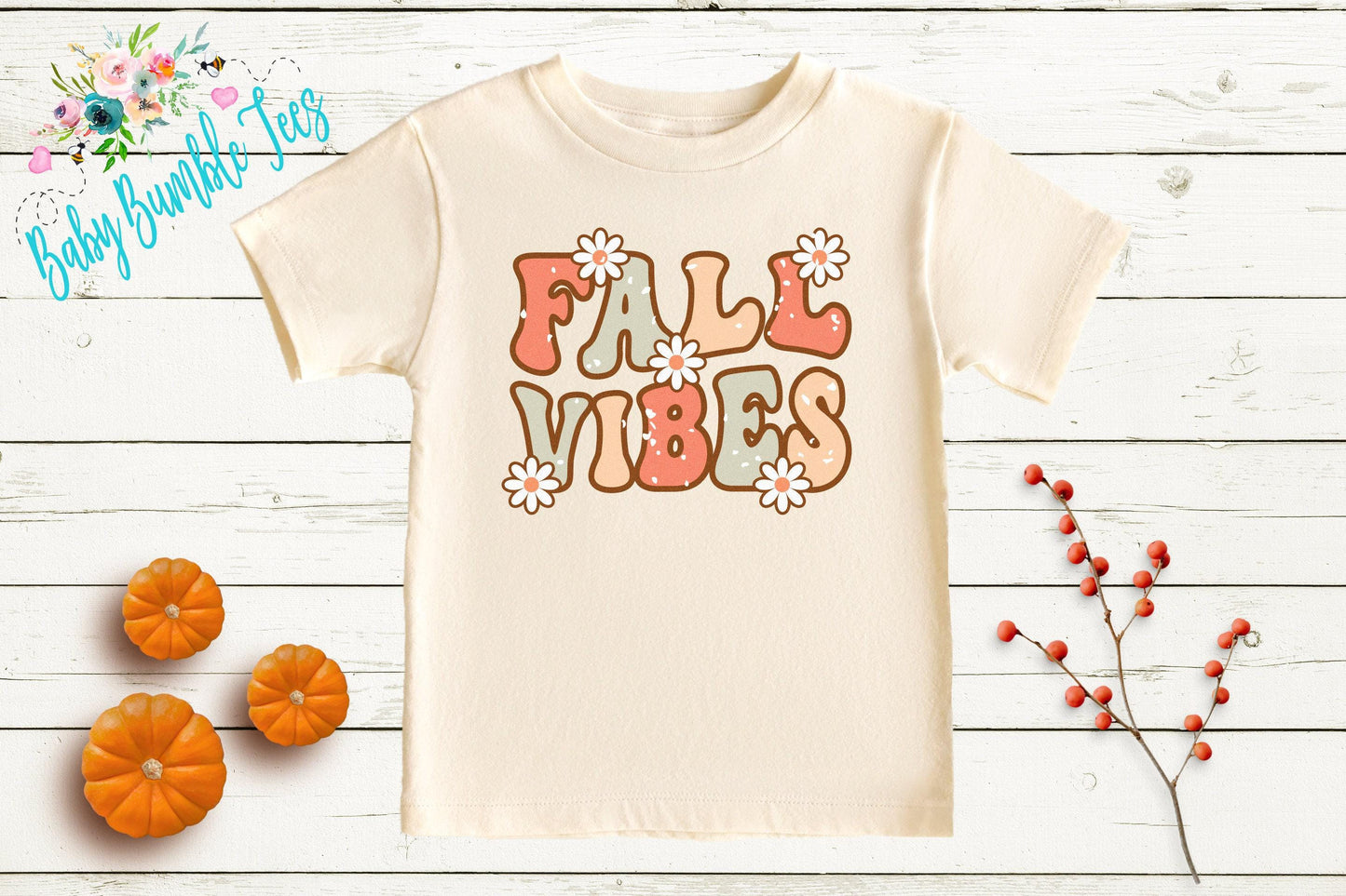 Fall Vibes Kids Shirt - Kids Pumpkin Patch Shirt