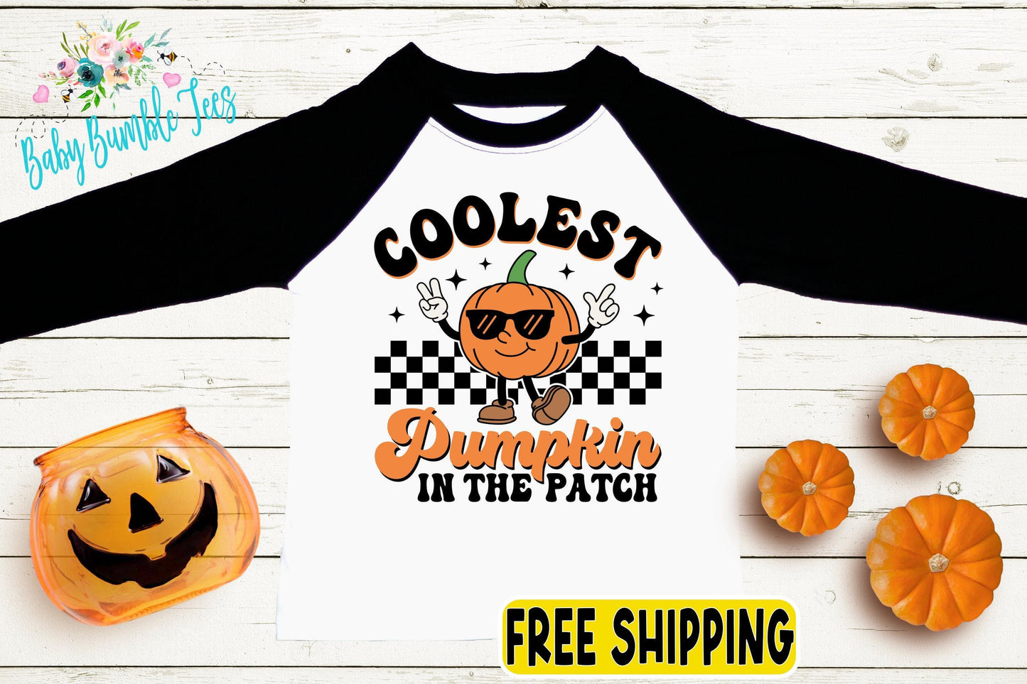 Coolest Pumpkin In The Patch Shirt - Boys Pumpkin Patch Shirt