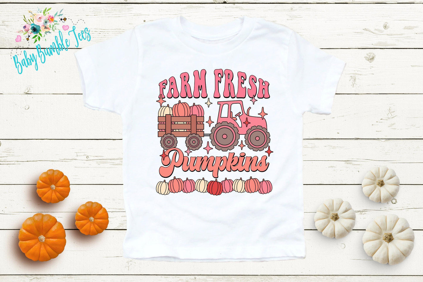 Farm Fresh Pumpkins Shirt - Girls Fall Shirt
