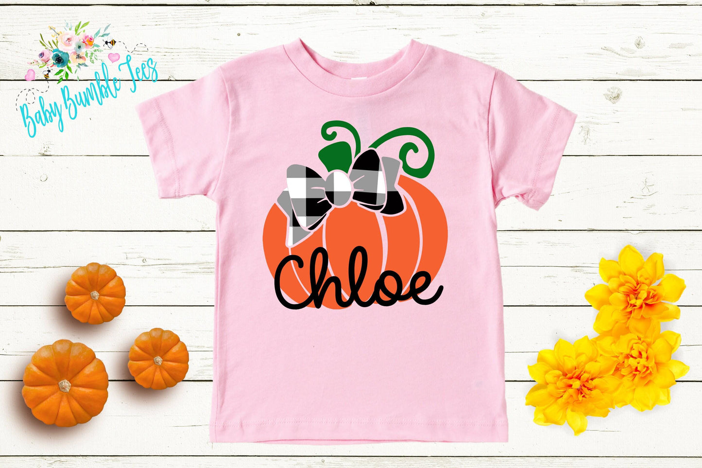 Girls Pumpkin Patch Shirt - Custom Kids Fall Shirt