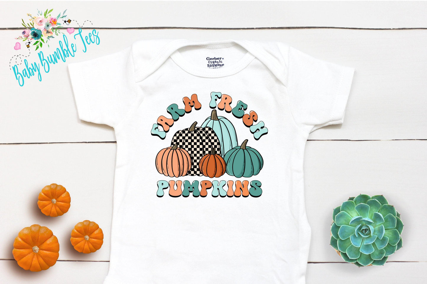 Farm Fresh Pumpkins Bodysuit - Boys Fall Outfit