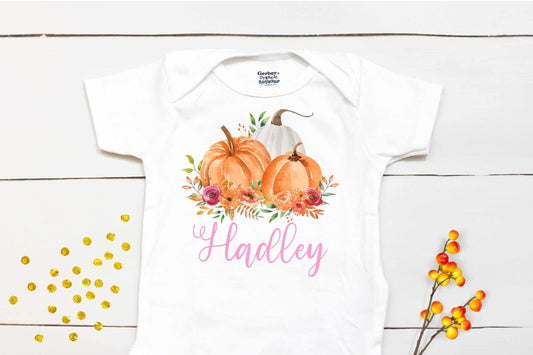 Custom Pumpkin Patch Shirt – Personalized Kids Fall Outfit