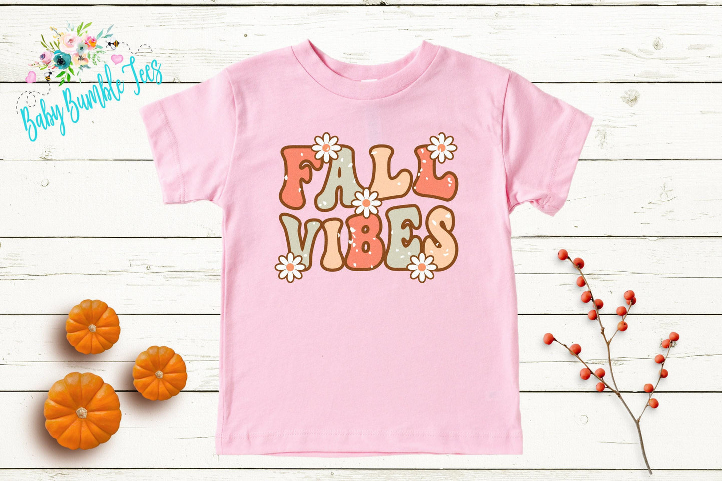 Fall Vibes Kids Shirt - Kids Pumpkin Patch Shirt