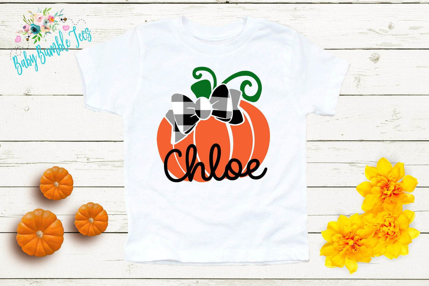 Girls Pumpkin Patch Shirt - Custom Kids Fall Shirt
