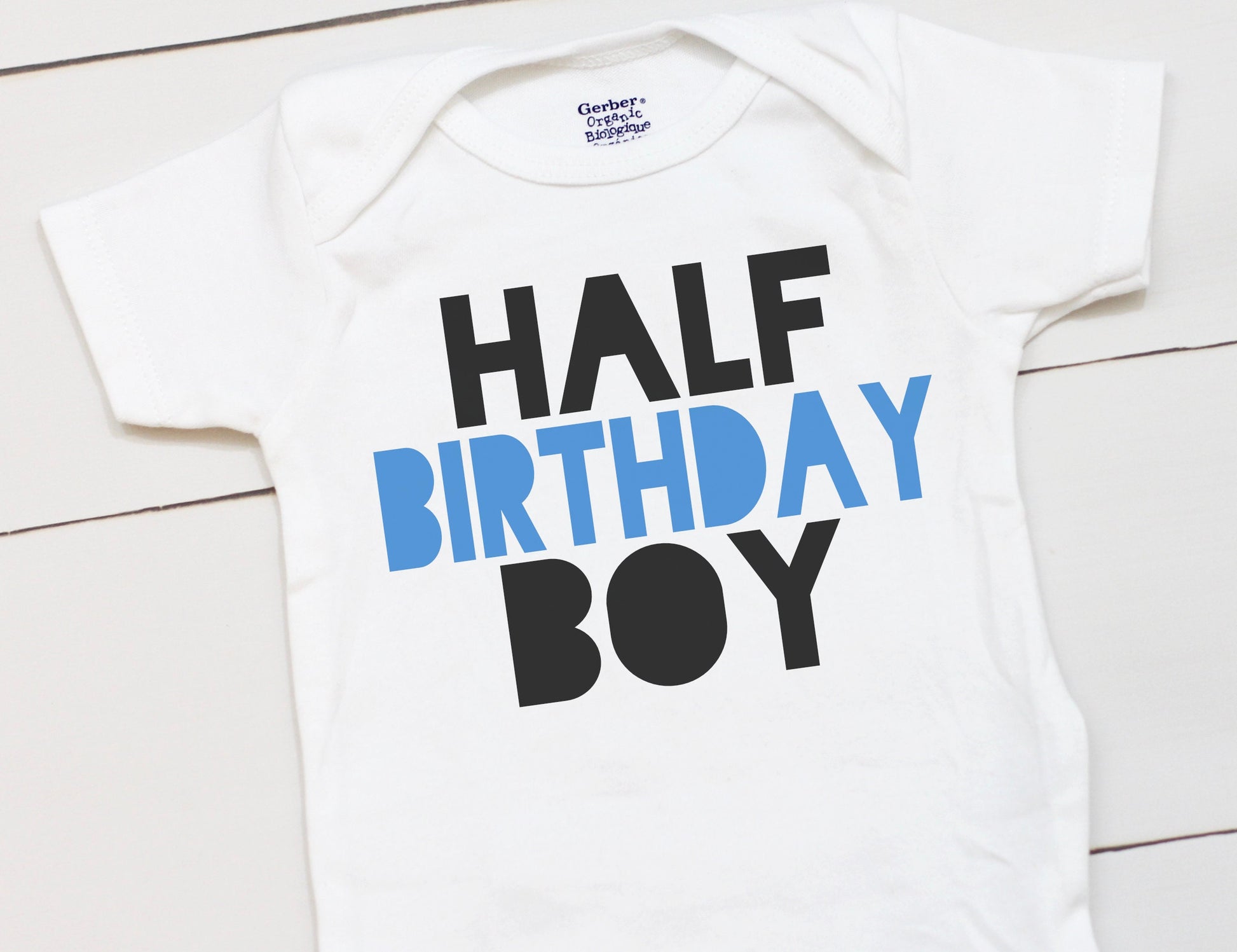 Half Birthday Boy // Birthday Boy Outfit // Half Birthday // Six Month Birthday // 1/2 Birthday // It's My Half Birthday /