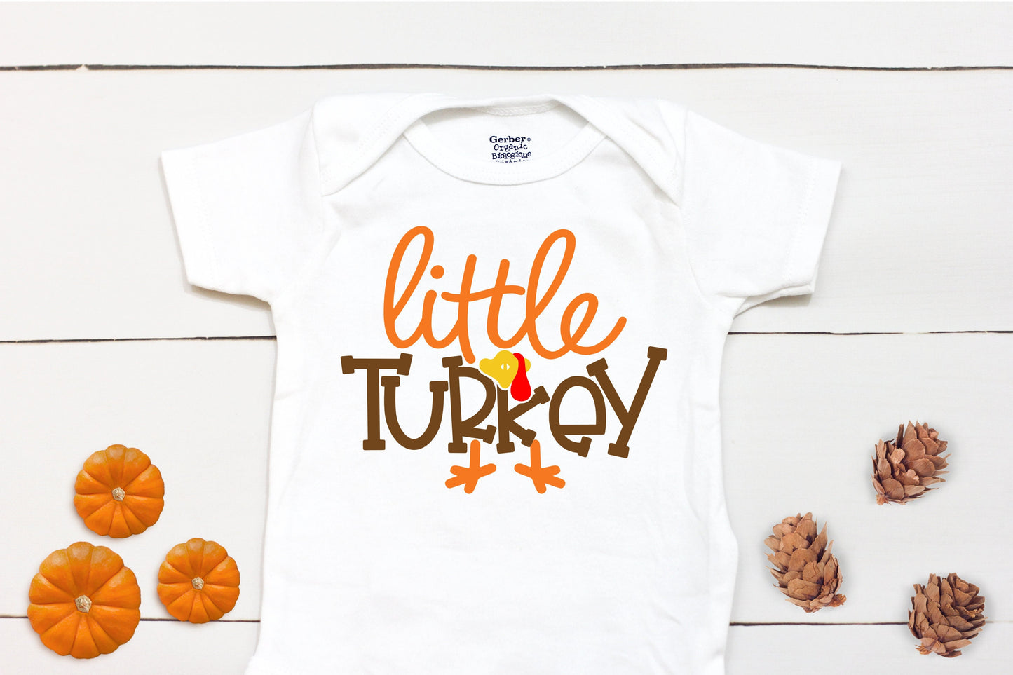 Little Turkey // Baby Boy // First Thanksgiving // Fall // Newborn // Thanksgiving Shirt // Kid Shirt // Onesies® Brand