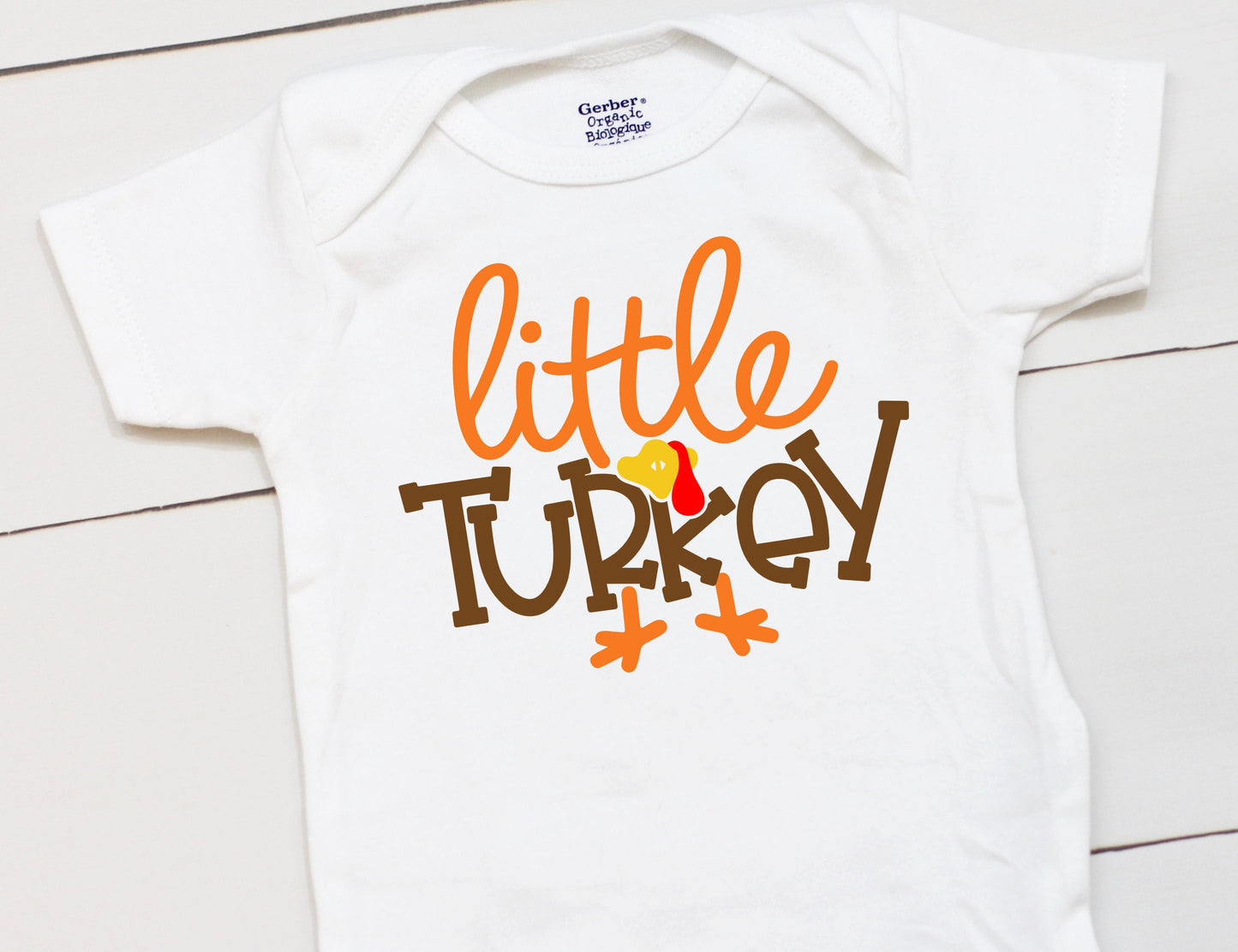 Little Turkey // Baby Boy // First Thanksgiving // Fall // Newborn // Thanksgiving Shirt // Kid Shirt // Onesies® Brand