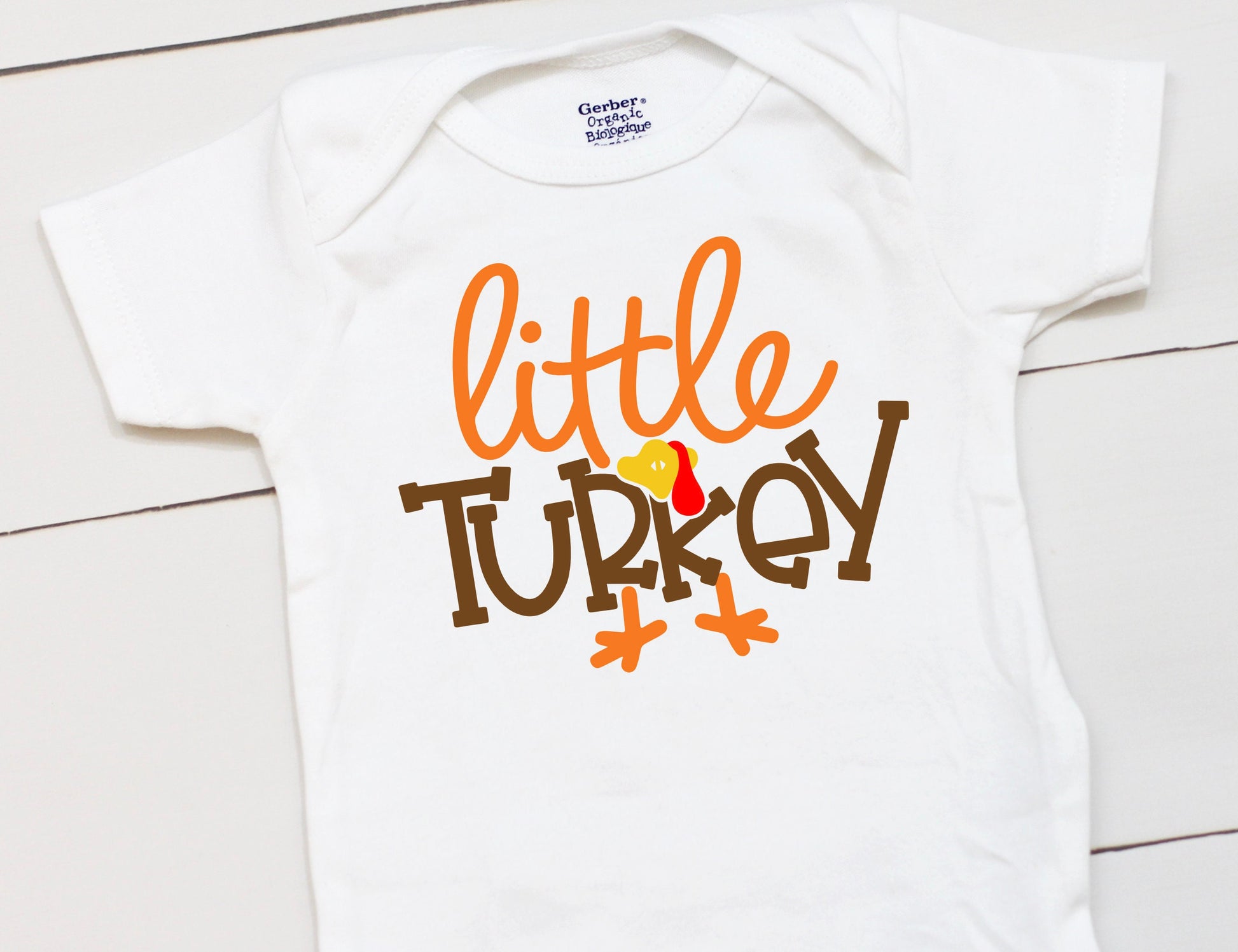 Little Turkey // Baby Boy // First Thanksgiving // Fall // Newborn // Thanksgiving Shirt // Kid Shirt // Onesies® Brand
