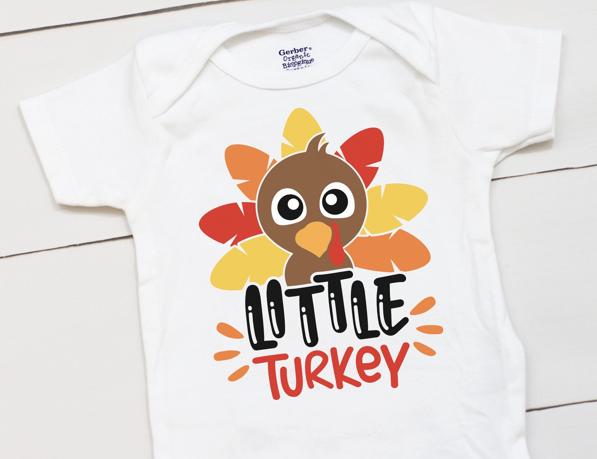 Little Turkey // Baby Boy // First Thanksgiving // Fall // Newborn // Thanksgiving Shirt // Kid Shirt // Onesies® Brand