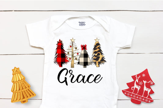 Christmas Tree // Personalized Name // Christmas // Girl // Truck // My First Christmas // Christmas trees // Toddler