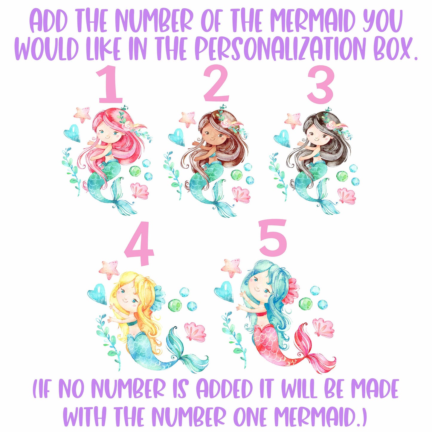 Girls Mermaid Birthday Shirt, Kids Birthday Shirt, Custom Name Birthday Tee, Girl Birthday shirt, Girl Birthday Party T-Shirt, Personalized