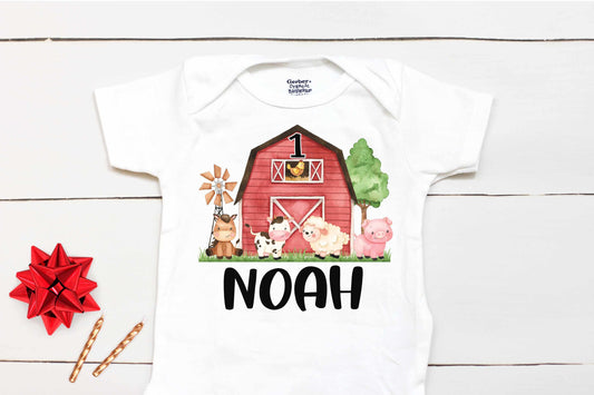 Farm Birthday Birthday // Boy Birthday // 1st Birthday // Birthday Boy // First Birthday // Farm Animals / Boy Birthday