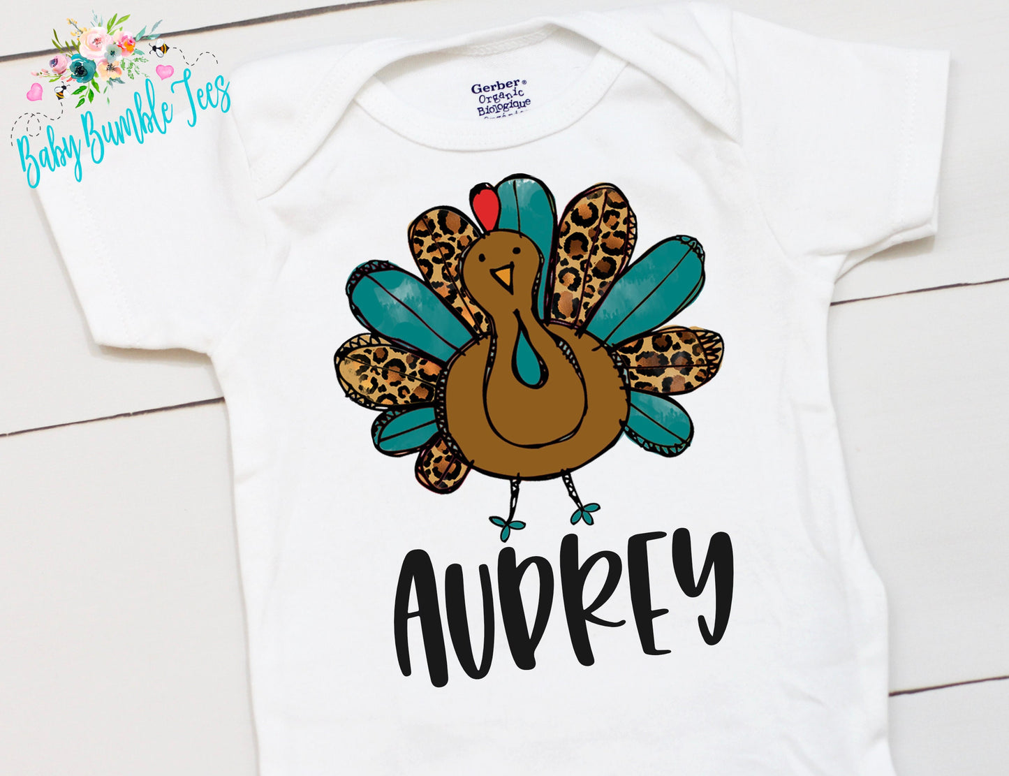 Turkey Name // Baby Girl // First Thanksgiving // Fall // Newborn // Coming home outfit // Thanksgiving Shirt // Kid Onesies® Brand