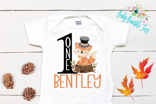 Woodland Birthday // Boy Birthday // Wild One // 1st Birthday // Birthday Boy // First Birthday // Woodland Animals Fox