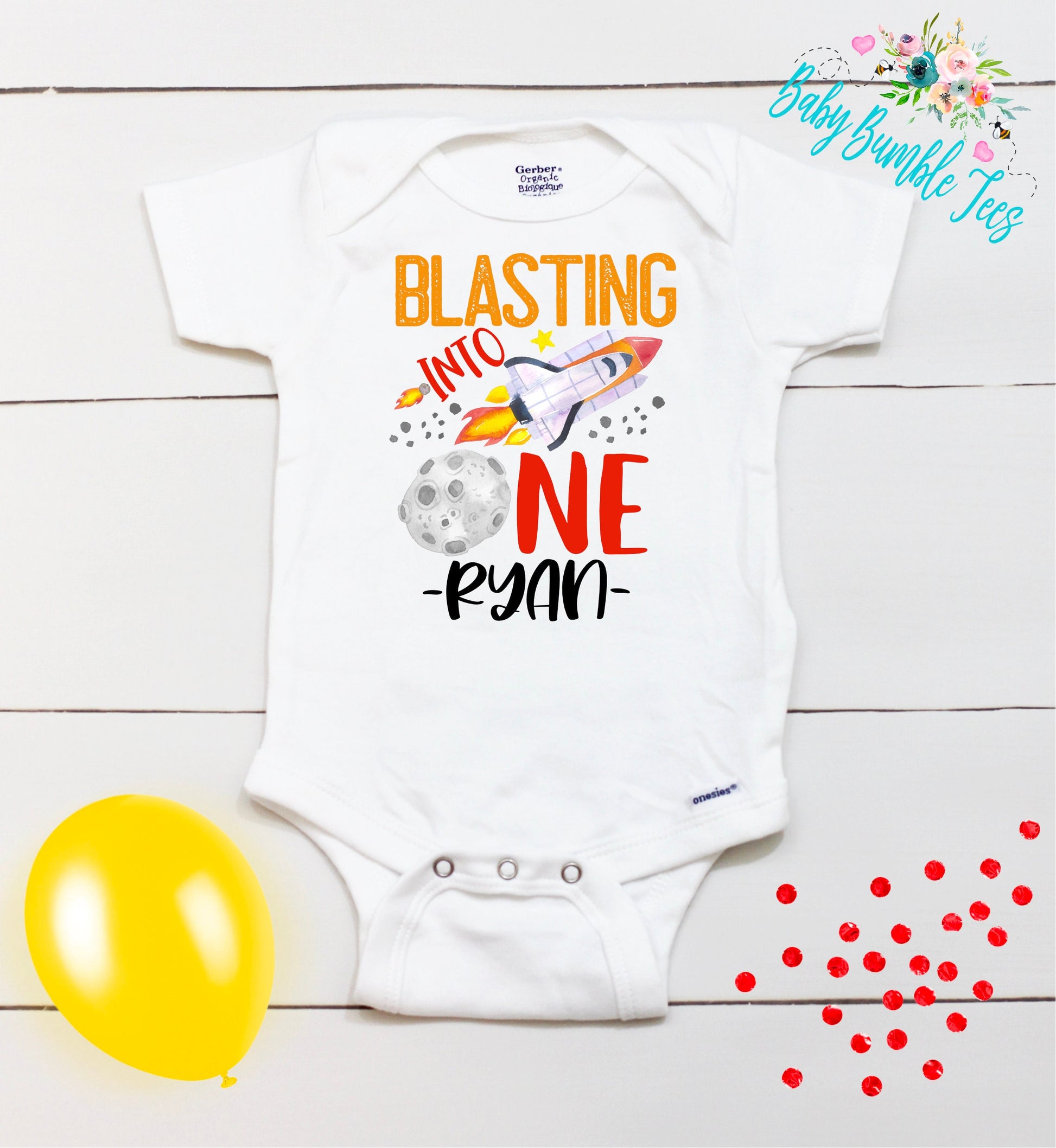 Blasting into One Birthday // Boy Birthday // Space Birthday // 1st Birthday // Birthday Boy // First Birthday // Space Rocket