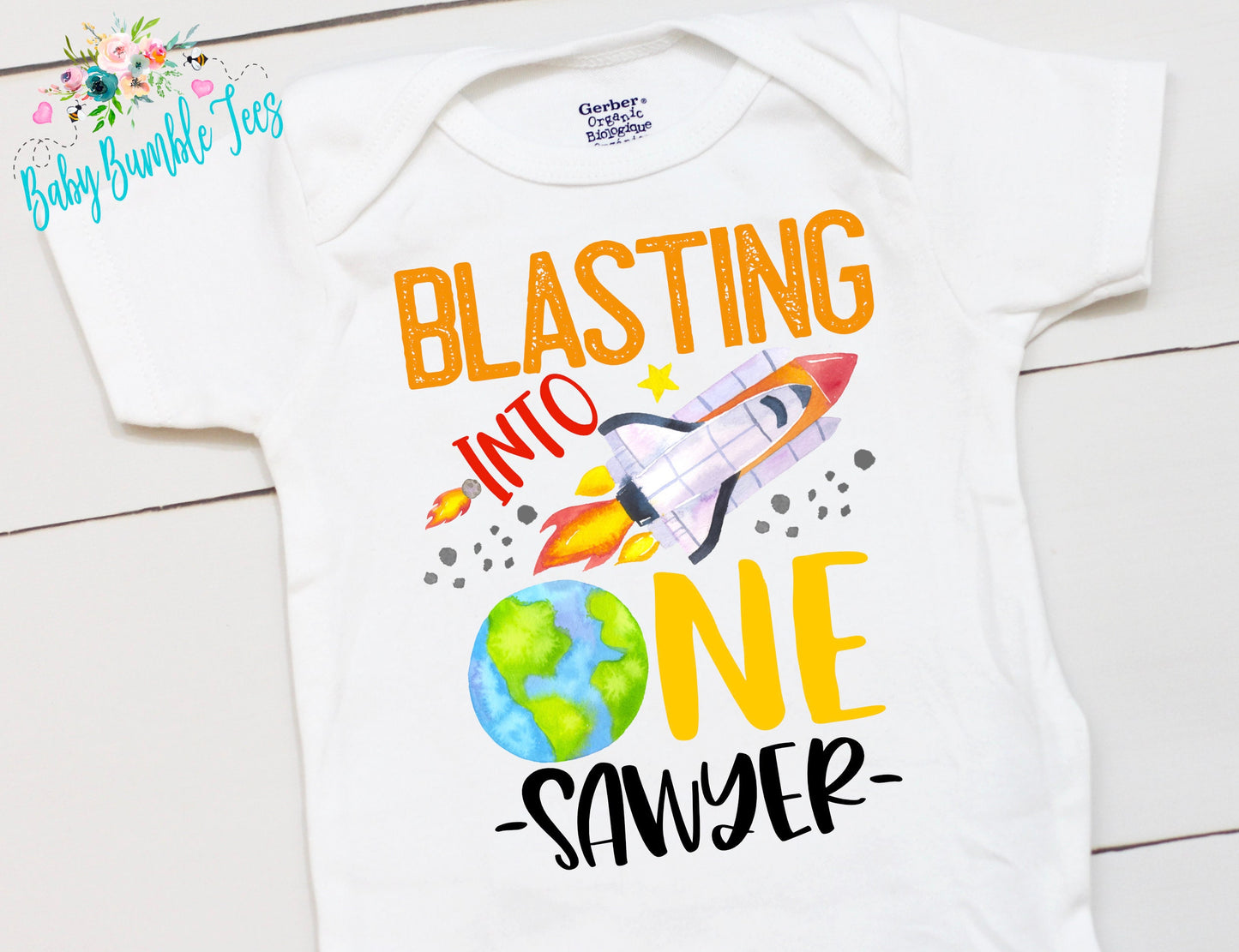 Blasting into One Birthday // Boy Birthday // Space Birthday // 1st Birthday // Birthday Boy // First Birthday // Space Rocket