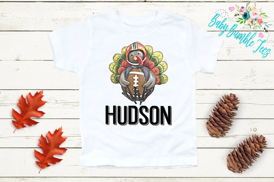 Football Turkey Shirt // Kids Thanksgiving Shirt // Turkey t shirt // Boys Thanksgiving Shirt // Toddler Shirt // Fall Kids Shirt / Football