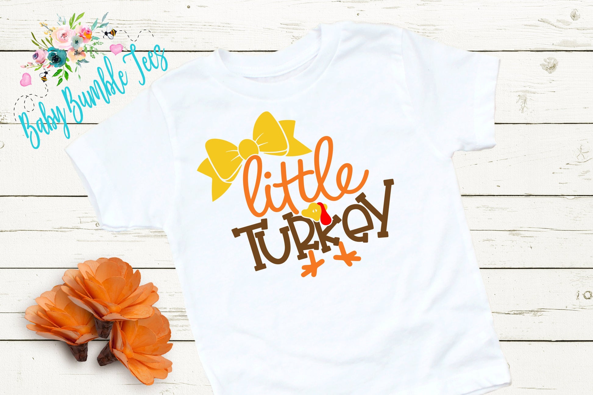 Little Turkey Shirt // Thanksgiving Shirt // Turkey t shirt // Girls Thanksgiving Shirt // Funny T Shirt // Fall Kids Shirt // Kids Shirt