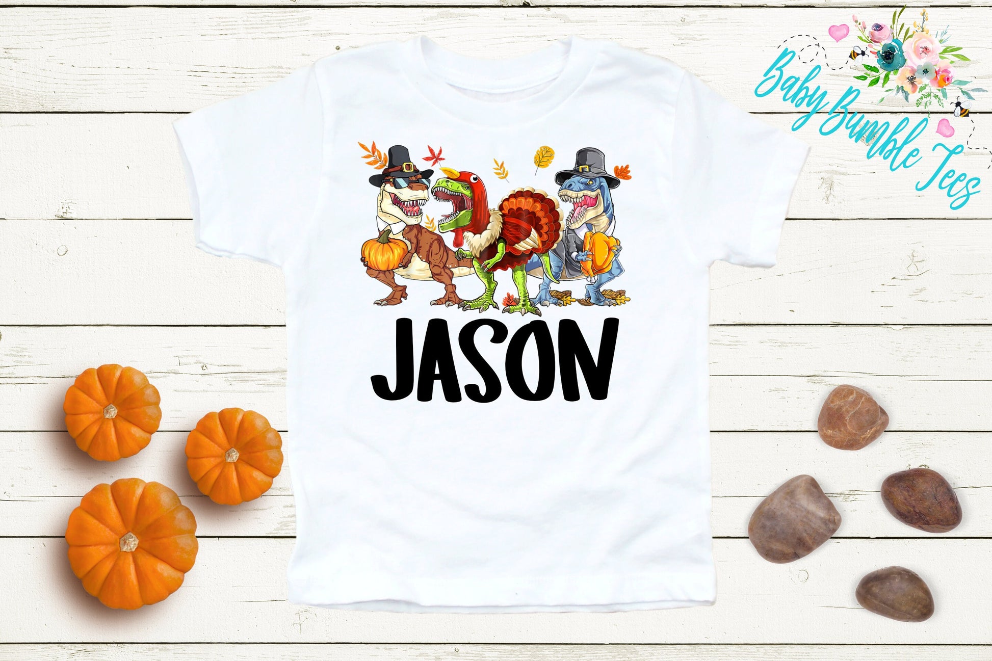 Turkey Dinosaur Shirt // Kids Thanksgiving Shirt // Turkey t shirt // Boys Thanksgiving Shirt // Toddler Shirt // Thanksgiving