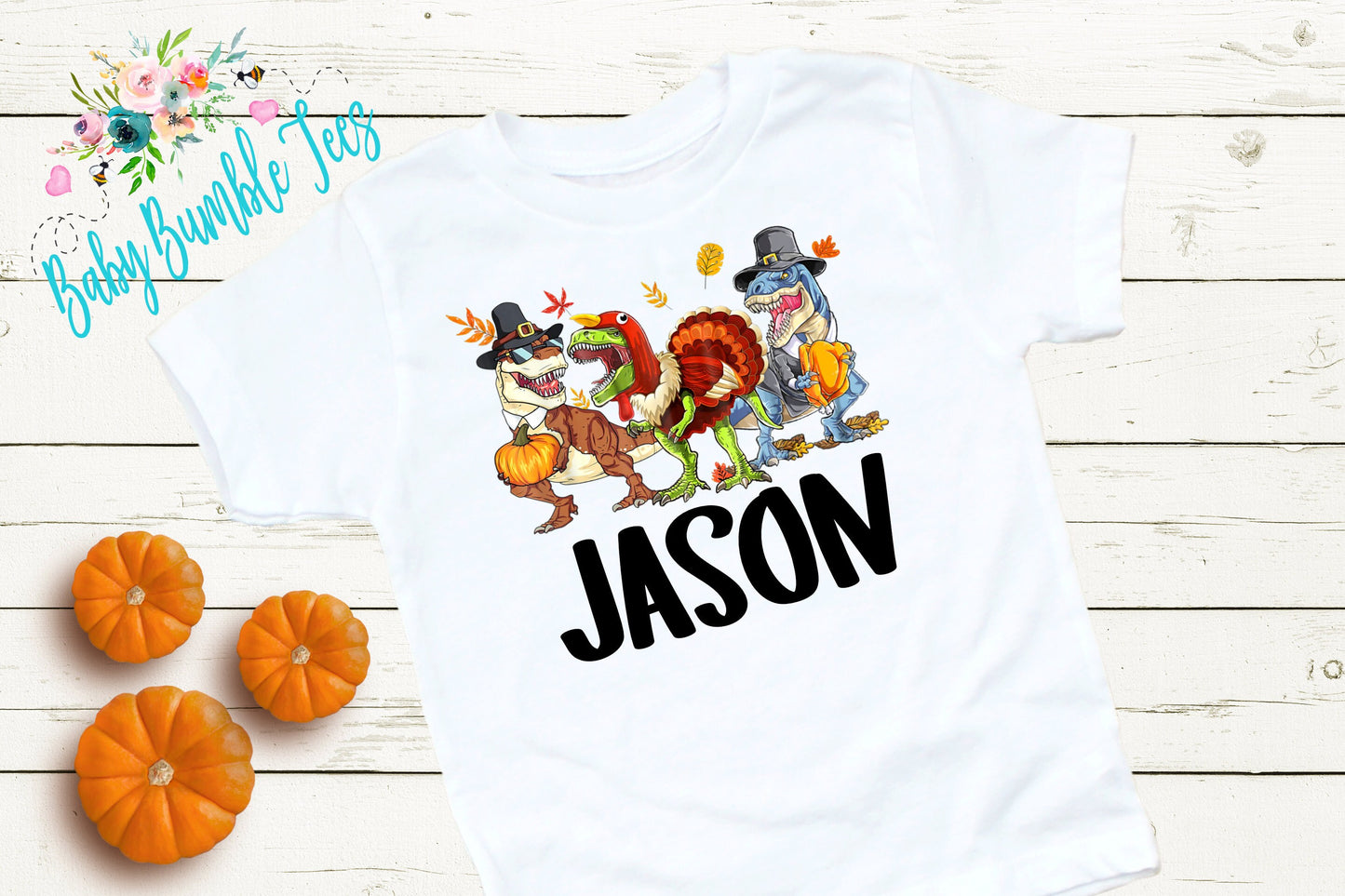 Turkey Dinosaur Shirt // Kids Thanksgiving Shirt // Turkey t shirt // Boys Thanksgiving Shirt // Toddler Shirt // Thanksgiving