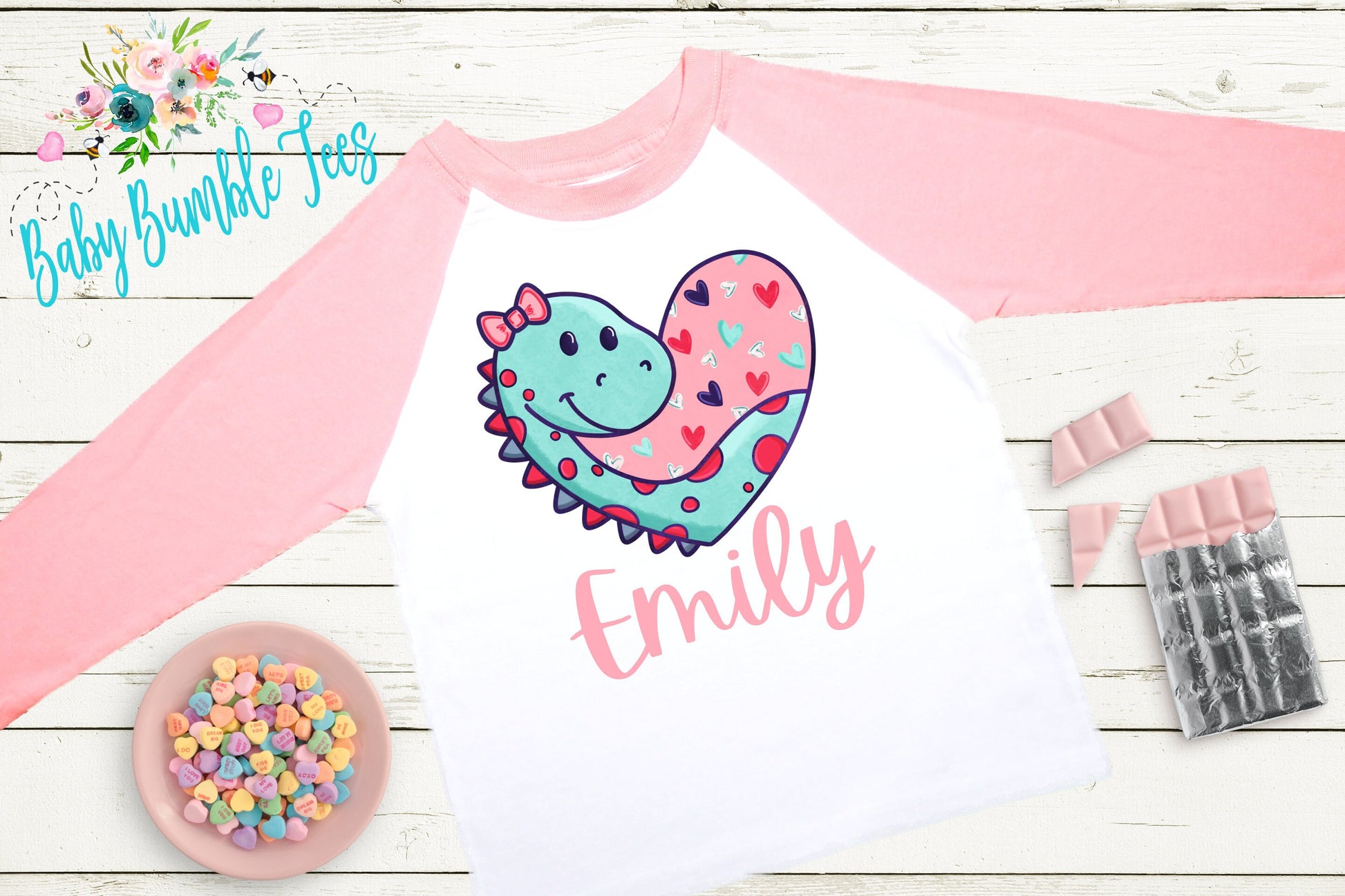 Dinosaur Valentines Day Shirt // Girls Valentine's Day Shirt // Kids Valentines Day Shirt // Toddler Valentines Day Shirt // kids shirt