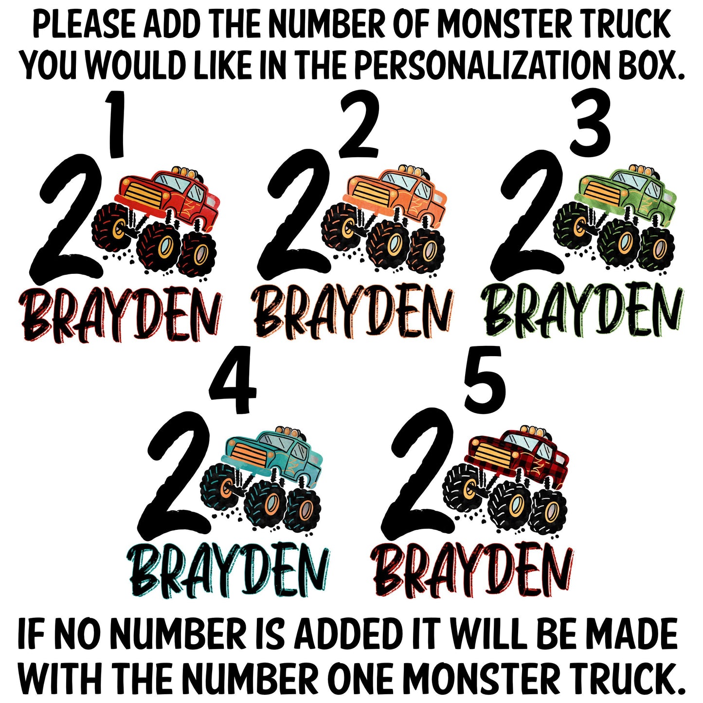 Monster Truck Birthday Shirt // Boy Birthday Shirt // 2nd Birthday Shirt // Birthday Boy // Second Birthday // Monster Truck Birthday Shirt
