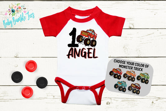 Monster Truck Birthday // Boy Birthday // 1st Birthday // Birthday Boy // First Birthday // Truck Birthday