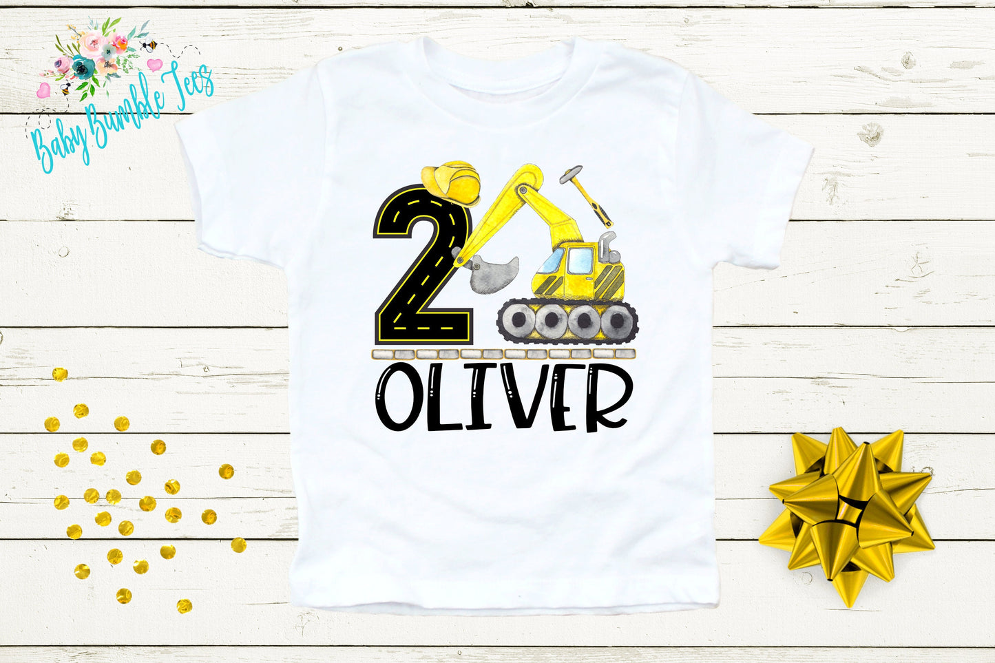 2nd Birthday Shirt // Second birthday // Truck Shirt // Two birthday shirt // Birthday Boy // Construction Birthday / 2nd birthday / Toddler