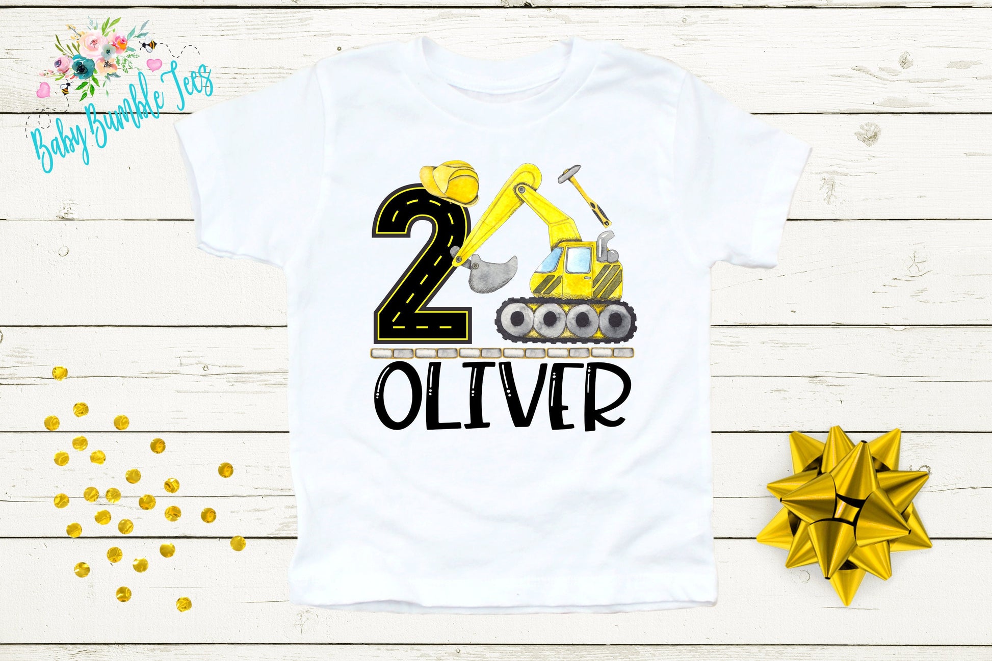 2nd Birthday Shirt // Second birthday // Truck Shirt // Two birthday shirt // Birthday Boy // Construction Birthday / 2nd birthday / Toddler