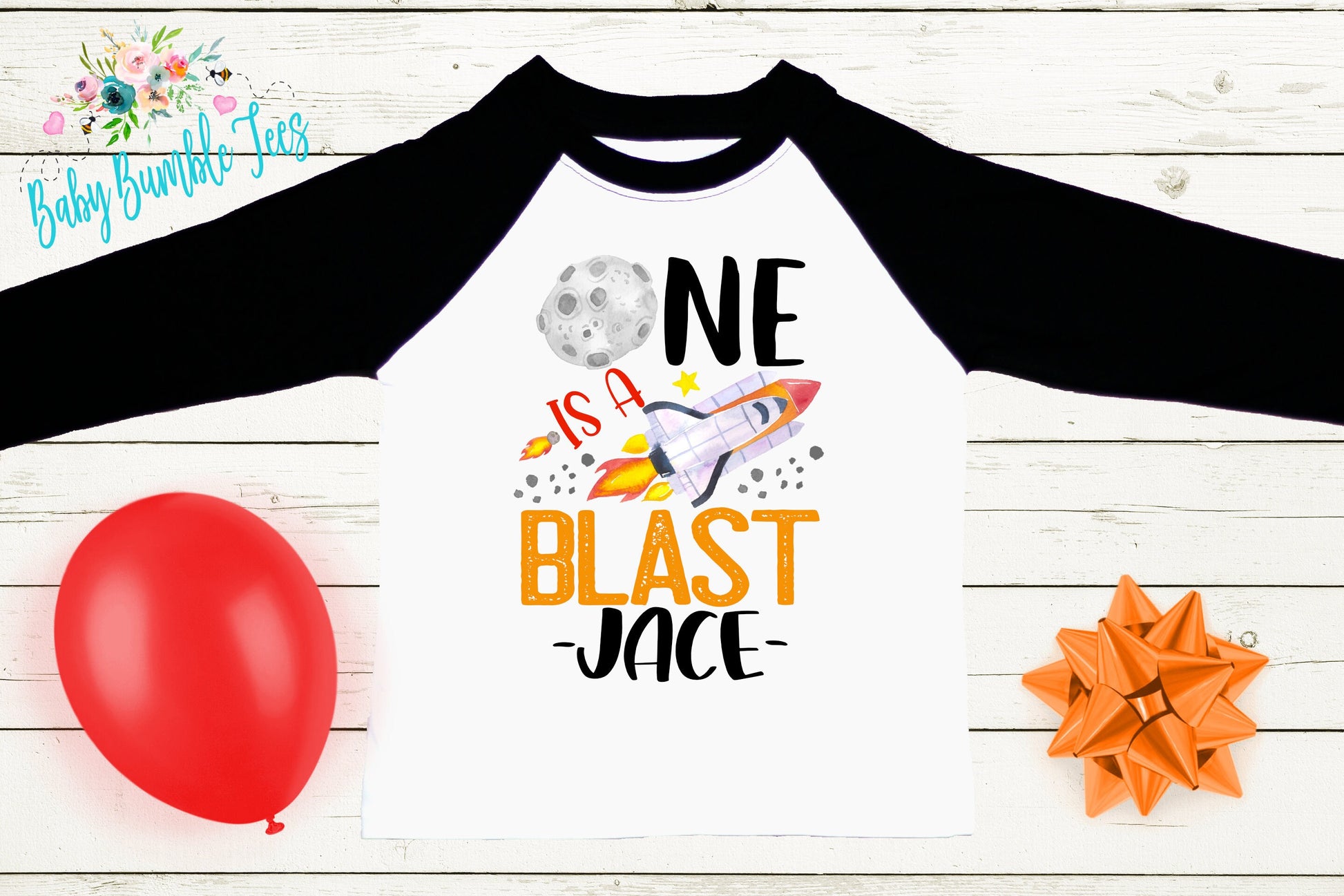 One is a Blast Shirt // First birthday // 1st Birthday shirt // Space Birthday Shirt // Kids Space Shirt // Toddler // Birthday boy