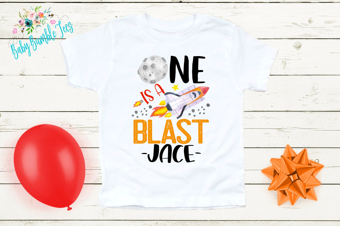 One is a Blast Shirt // First birthday // 1st Birthday shirt // Space Birthday Shirt // Kids Space Shirt // Toddler // Birthday boy