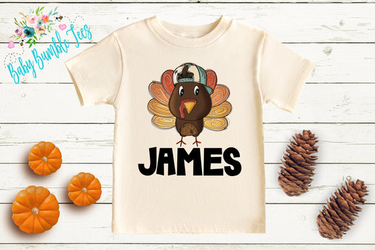 Turkey Shirt // Kids Thanksgiving Shirt // Turkey t shirt // Boys Thanksgiving Shirt // Toddler Shirt // Fall Kids Shirt // Thanksgiving