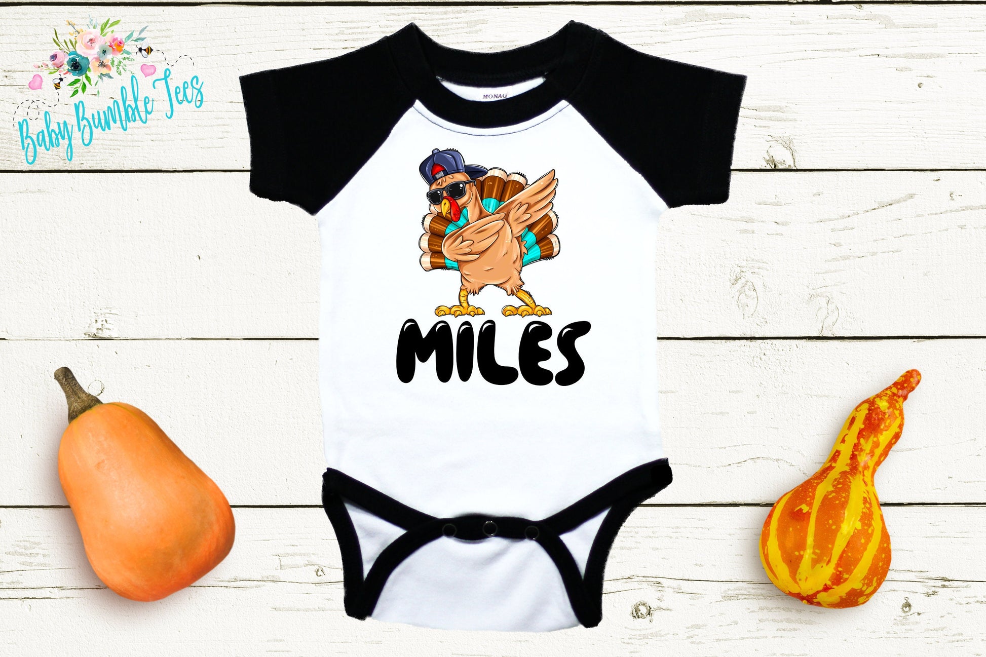 Turkey Name // Baby Boy // First Thanksgiving // Fall // Newborn // Coming home outfit // Thanksgiving Shirt // Kids Thanksgivng Shirt