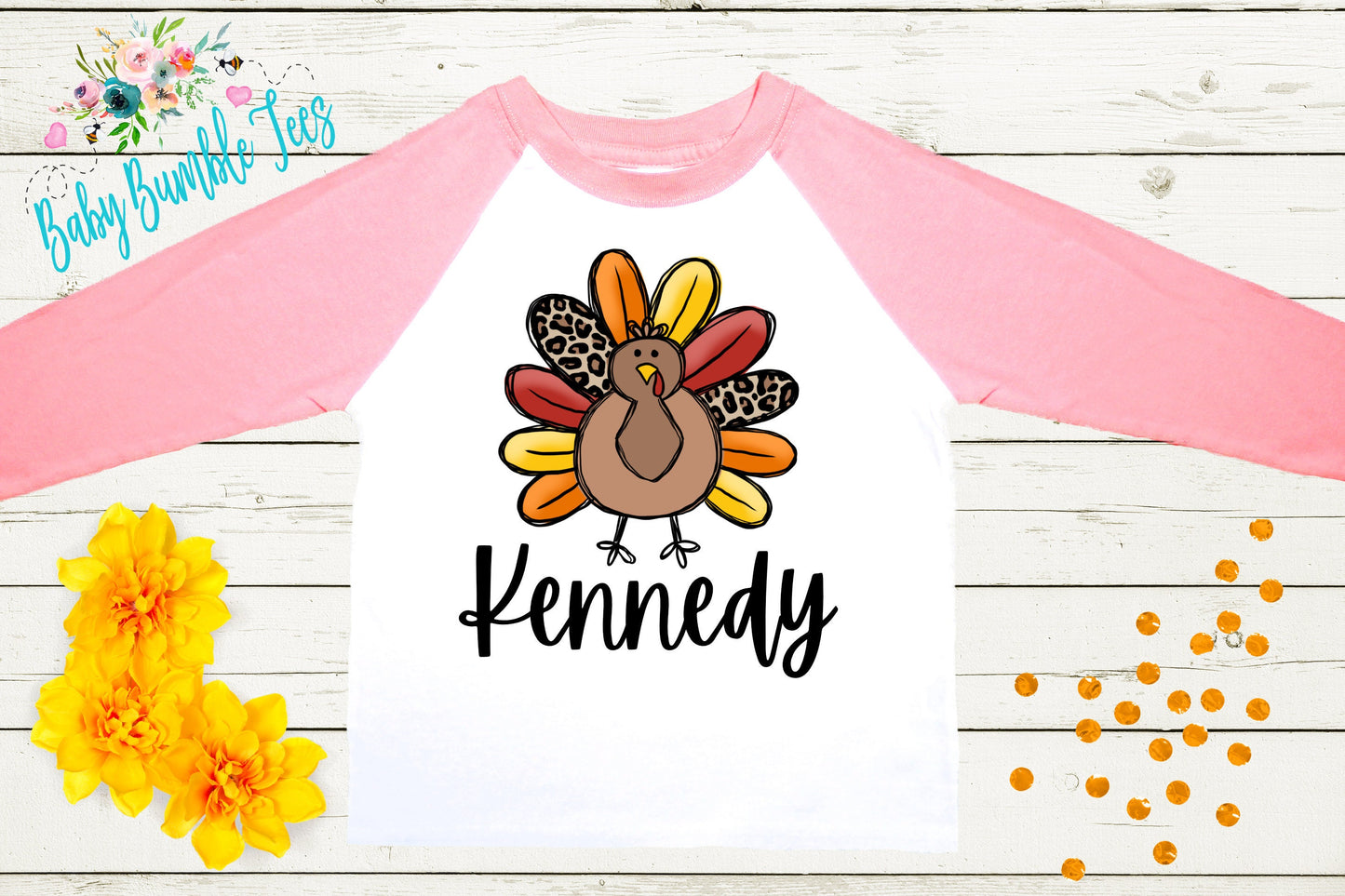 Girl Turkey Shirt // Kids Thanksgiving Shirt // Turkey shirt // Girls Thanksgiving Shirt // Toddler Shirt // Fall Kids Shirt // Thanksgiving