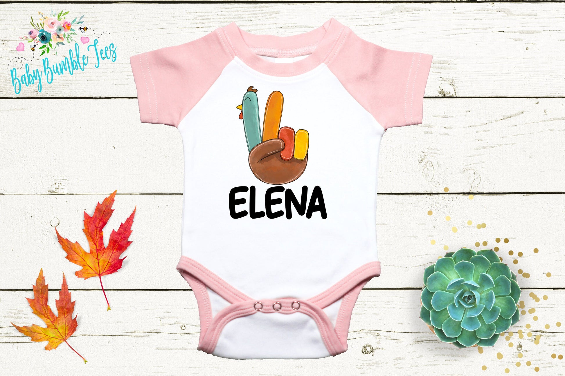 Turkey Name // Baby Boy // Baby Girl // First Thanksgiving // Fall Shirt // Newborn Bodysuit // Thanksgiving Shirt / Kids Thanksgiving Shirt