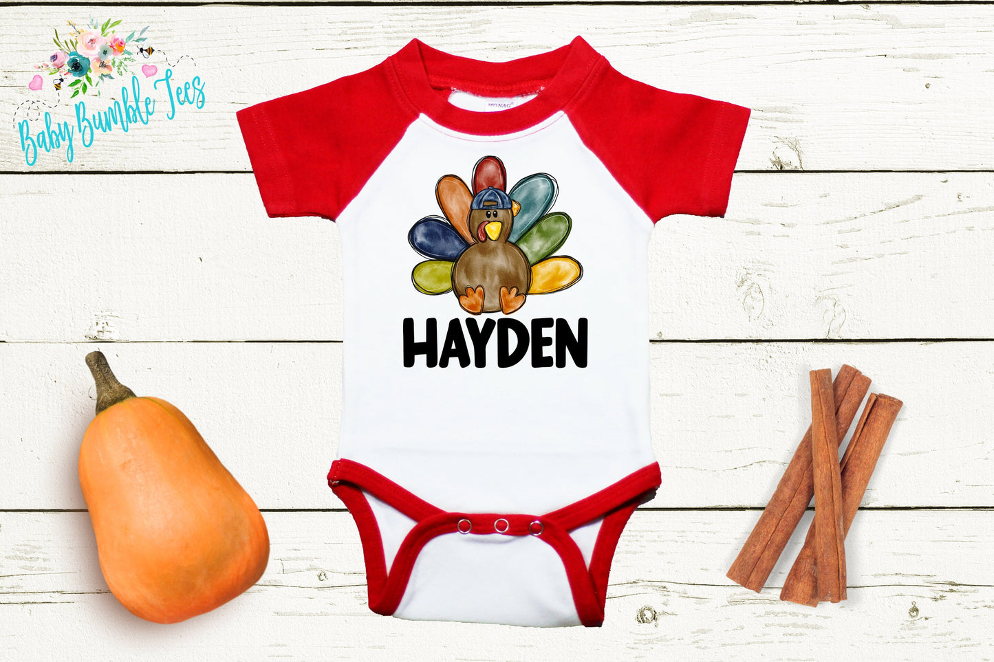 Turkey Name // Baby Boy // First Thanksgiving // Fall // Newborn // Coming home outfit // Thanksgiving Shirt // Kids Thanksgivng Shirt