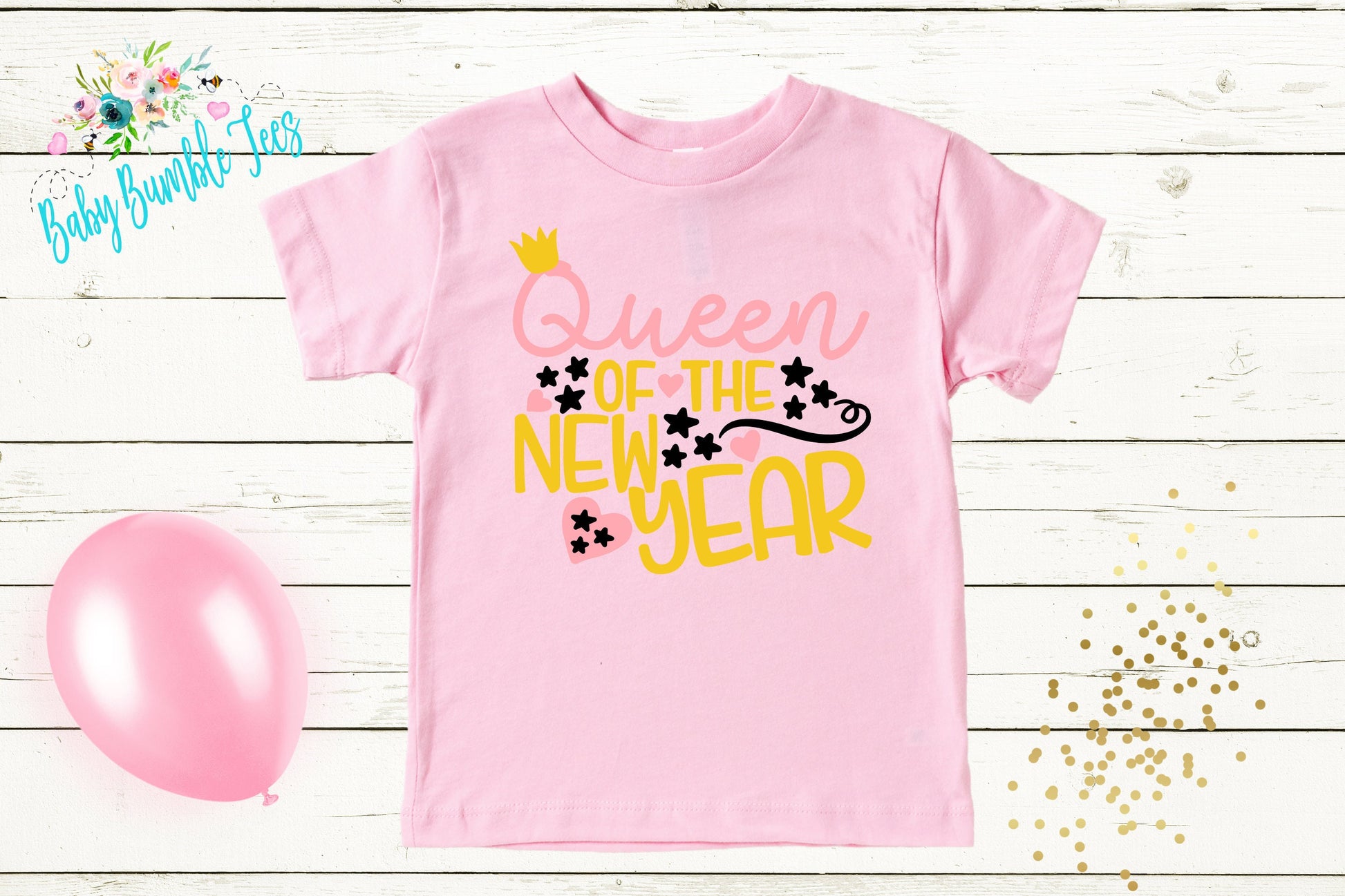 Queen Of The New Year Shirt - New Years Toddler Shirt - New Years Kids Shirt - Toddler Shirts - New Years Eve Outfit - New Year