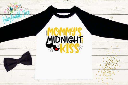 Mommy's Midnight Kiss Shirt - New Years Toddler Shirt - New Years Kids Shirt - Toddler Shirts - New Years Eve Outfit - New Year