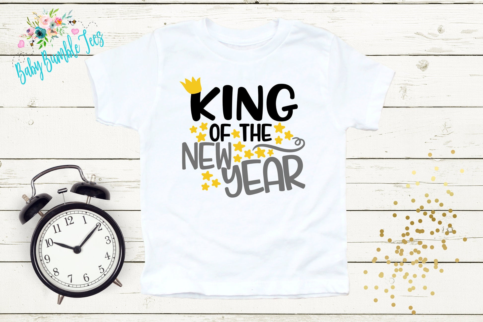 King Of The New Year Shirt - New Years Toddler Shirt - New Years Kids Shirt - Toddler Shirts - New Years Eve Outfit - New Year