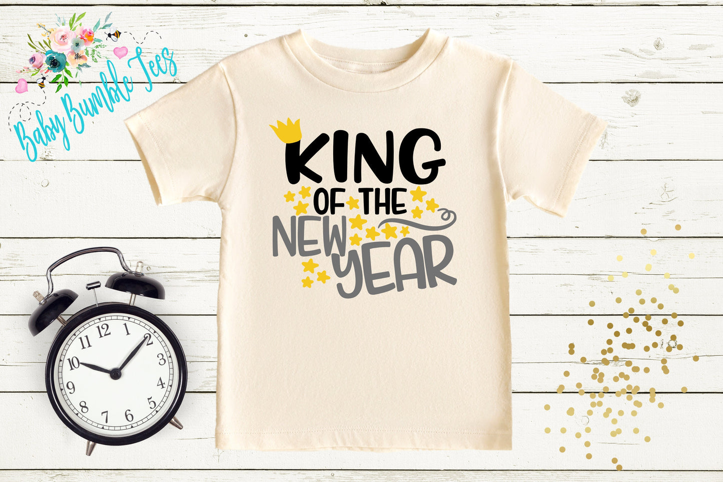 King Of The New Year Shirt - New Years Toddler Shirt - New Years Kids Shirt - Toddler Shirts - New Years Eve Outfit - New Year