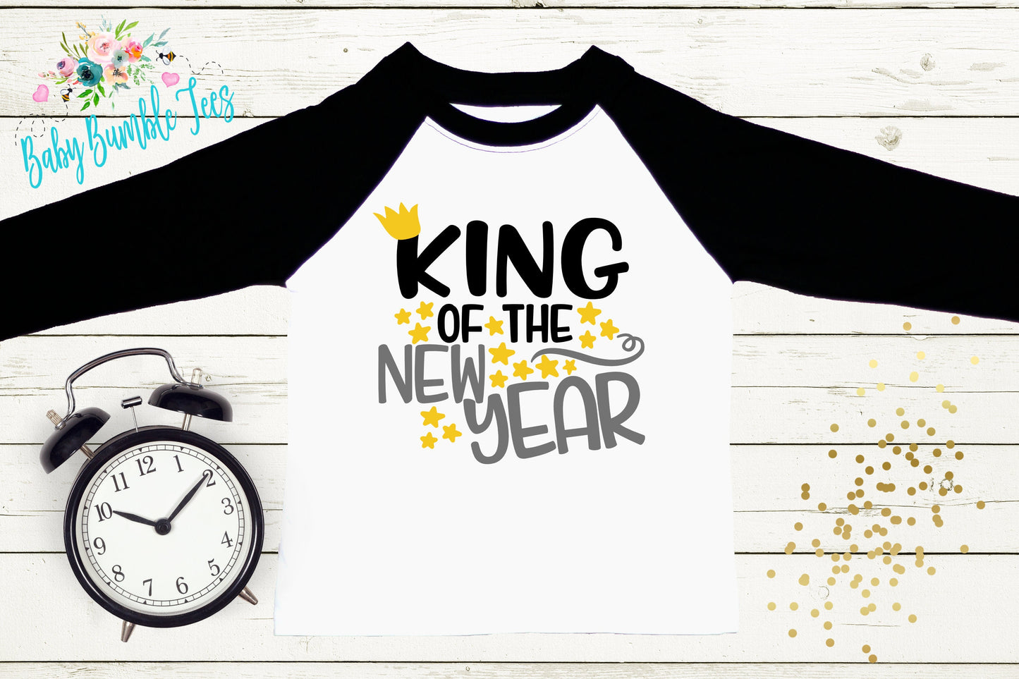 King Of The New Year Shirt - New Years Toddler Shirt - New Years Kids Shirt - Toddler Shirts - New Years Eve Outfit - New Year